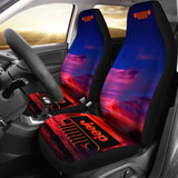 Jeep Girl Seat Cover - Sunset Blue Sky 101819 - YourCarButBetter