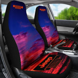Jeep Girl Seat Cover - Sunset Blue Sky 101819 - YourCarButBetter