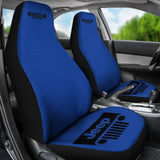 Jeep Grill Seat Cover Air Force Blue Patterned 101819 - YourCarButBetter