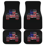 Jeep Mixed American Flag Car Floor Mats 210507 - YourCarButBetter