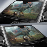 Jurassic World Car Auto Sun Shades 094201 - YourCarButBetter