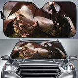 Knight And Dragon Sun Shade amazing best gift ideas 172609 - YourCarButBetter