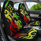 Kosrae Micronesian Car Seat Covers - Reggae Tentacle Turtle - 091114 - YourCarButBetter