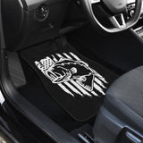 Largemouth Bass Fishing American Flag Car Floor Mats 210906 - YourCarButBetter