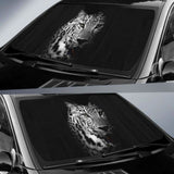 Leopard Car Car Auto Sun Shade 172609 - YourCarButBetter