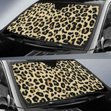 Leopard Print Design Pattern Car Auto Sun Shades 172609 - YourCarButBetter