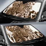 Leopard Wildlife South Africa Close Up Hd Car Sun Shade 172609 - YourCarButBetter
