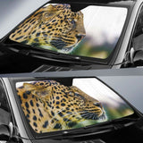 Leopard Zoo Big Cat Hd Car Sun Shade 172609 - YourCarButBetter