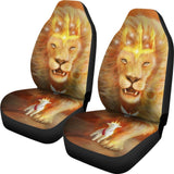 Lion And Liam Jesus Car Seat Covers Amazing Gift 210101 - YourCarButBetter