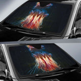 Lions Mane Jellyfish Underwater Car Sun Shade 172609 - YourCarButBetter