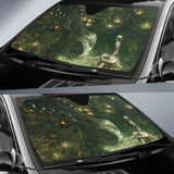 Little Girl And Dragon Sun Shade amazing best gift ideas 172609 - YourCarButBetter