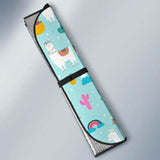 Llama Alpaca Cactus Leaves Pattern Car Auto Sun Shades 085424 - YourCarButBetter