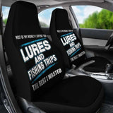 Lures And Fishing Trips Car Seat Covers 113208 - YourCarButBetter