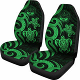 Marshall Islands Car Seat Covers - Tentacle Turtle Green - 091114 - YourCarButBetter