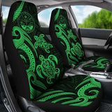 Marshall Islands Car Seat Covers - Tentacle Turtle Green - 091114 - YourCarButBetter