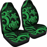 Marshall Islands Car Seat Covers - Tentacle Turtle Green - 091114 - YourCarButBetter