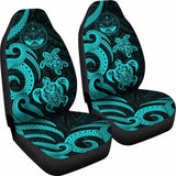 Marshall Islands Car Seat Covers - Tentacle Turtle Turquoise - 091114 - YourCarButBetter