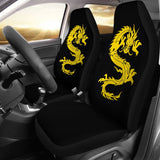 Master Dragon Yellow Gold Car Seat Covers 211803 - YourCarButBetter