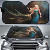 Mother Of Dragon Car Sun Shades 172609 - YourCarButBetter