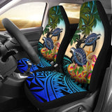 Niue Car Seat Covers - Polynesian Turtle Coconut Tree And Plumeria Amazing 091114 - YourCarButBetter