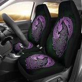 Norse Viking Car Seat Covers - Viking Wolf Celtic Galaxy Car Seat Covers Pink Amazing 105905 - YourCarButBetter