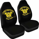 Oklahoma Firefighters United Car Seat Covers 101211 - YourCarButBetter