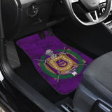 Omega Psi Phi Purple Camouflage Background Car Floor Mats Edition 210401 - YourCarButBetter