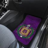 Omega Psi Phi Purple Camouflage Background Car Floor Mats Edition 210401 - YourCarButBetter