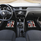 One Nation Under God American Flag Cross Car Floor Mats 211703 - YourCarButBetter