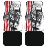 One Nation Under God American Flag Day Independence Car Floor Mats 212501 - YourCarButBetter