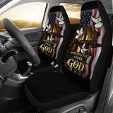 One Nation Under God American Flag Pigeon Flying Car Seat Covers 212501 - YourCarButBetter