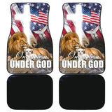 One Nation Under God Pledge of Allegiance USA Patriot Pride American Flag Car Floor Mats 212501 - YourCarButBetter