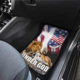 One Nation Under God Pledge of Allegiance USA Patriot Pride American Flag Car Floor Mats 212501 - YourCarButBetter