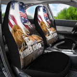 One Nation Under God Pledge of Allegiance USA Patriot Pride American Flag Car Seat Covers 212501 - YourCarButBetter