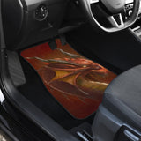 Orange Dragon Digital Art Design Amazing Gift Ideas Car Floor Mats 212501 - YourCarButBetter