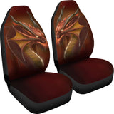 Orange Dragon Digital Art Design Amazing Gift Ideas Car Seat Covers 212501 - YourCarButBetter