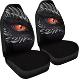 Orange Dragon Eye Custom Car Accessories Car Seat Covers 211301 - YourCarButBetter