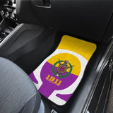 Original Omega Psi Phi Fraternity Car Floor Mats 210703 - YourCarButBetter
