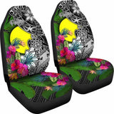 Palau Car Seat Covers - Turtle Plumeria Banana Leaf - Amazing 091114 - YourCarButBetter