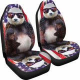 Panda Car Seat Cover 091706 - YourCarButBetter
