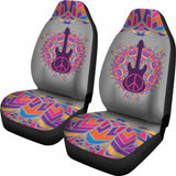 Peace Love Music Car Seat Covers 221205 - YourCarButBetter