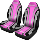 Pink Black Camaro White Letter Car Accessories Car Seat Covers 210603 - YourCarButBetter