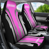 Pink Black Camaro White Letter Car Accessories Car Seat Covers 210603 - YourCarButBetter