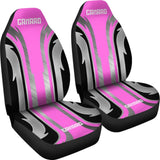 Pink Black Camaro White Letter Car Accessories Car Seat Covers 210603 - YourCarButBetter