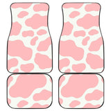 Pink Cow Pattern Print Car Floor Mats 211206 - YourCarButBetter