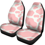 Pink Cow Pattern Print Car Seat Cover 211206 - YourCarButBetter