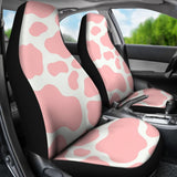 Pink Cow Pattern Print Car Seat Cover 211206 - YourCarButBetter
