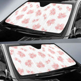 Pink Sakura Cherry Blossom Pattern Car Auto Sun Shades 104020 - YourCarButBetter