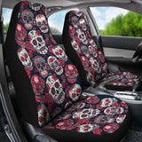 Pink Sugar Skull Pattern Car Seat Cover 101207 - YourCarButBetter