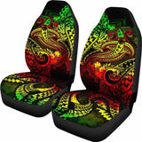 Polynesian Car Seat Covers - Reggae Shark Polynesian Tattoo - 18 105905 - YourCarButBetter